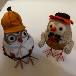2 WALMART 2024 Halloween Fall Thanksgiving Featherly Friends HARVEST Fabric Bird
